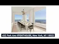 New York City Penthouse Condo for Sale at 432 Park Ave REAL ESTATE DEALS NYC luxury apartments