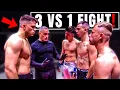 Lagu CRAZY 3 VS 1 MMA FIGHT!!! [FULL FIGHT FOOTAGE]