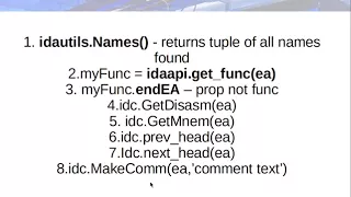 IDAPython Tutorial with example script