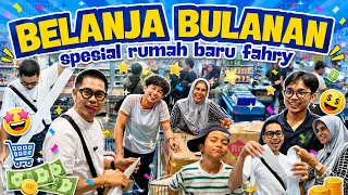BELANJA BULANAN LAGI SPESIAL RUMAH BARU FAHRYY 🤩#alwanrk