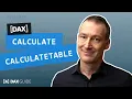 CALCULATE CALCULATETABLE - DAX Guide