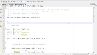 Polynomial Evaluation Java Code