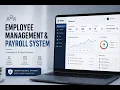 Employee Management Payroll System Full Stack Web Software