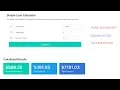Build a Loan Calculator Using Javascript 2021