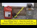 Round up Weed Killer vs RM43 - Save some money and still get the same results