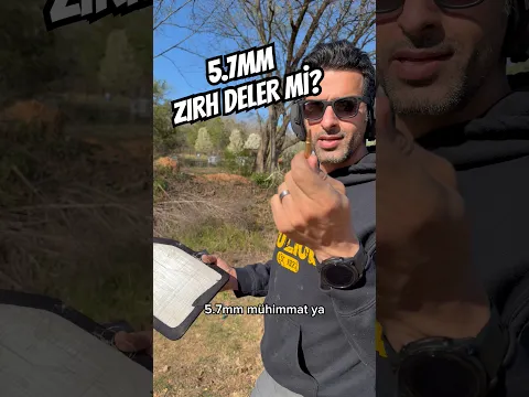 5.7mm Vs. Seviye 3 Kurşun Gerçirmez Plaka