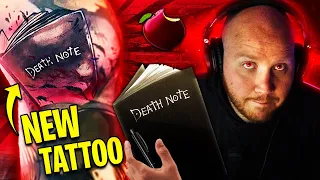 MY NEW DEATH NOTE TATTOO WHAT TATTOO NEXT