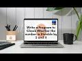 Write a Program to Check Whether the number is Divisble by 5 and 11 in Qbasic