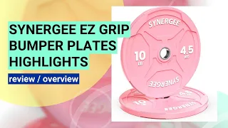 Synergee EZ Grip Bumper Plates Review Durable User-Friendly Weight Plates