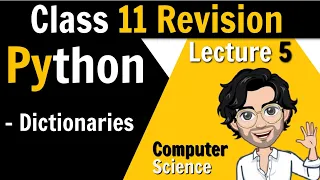 6 Dictionaries in Python for Class 12 Boards Class 11th Revision