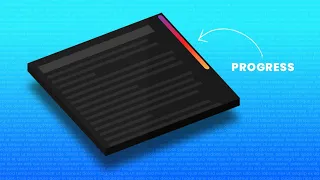 Creative Page Scroll Progress Bar Html CSS jQuery