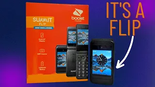 Boost Mobile Summit Flip Unboxing and Walkthrough