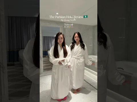Luxury hotel review by Ivy and Klar ✨🫶🏻 Parisian Macao 🇲🇴