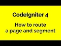 CodeIgniter 4 HMVC - How to use route segment in CodeIgniter 4