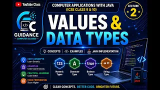 Values DataTypes Lecture2