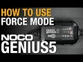 How to use force mode on your NOCO GENIUS5