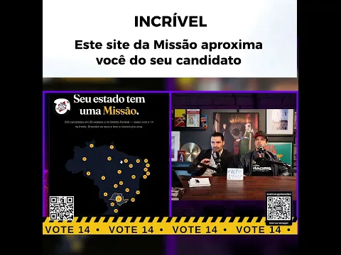 AJUDE O SEU CANDIDATO | SITE DA MISSÃO