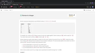 Leetcode 13 Roman to Integer in python