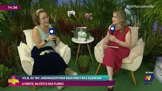 Carol Costa apresenta palestra sobre jardinagem e bem-estar na Festa das Flores
