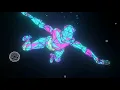 Falling Neon Animation Loop 4K Royalty Free Background