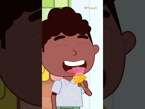 My Favourite Ice Cream🥲🍦| EMoMee #shorts #kids #goodhabits #kidslearning