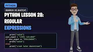 Python Lesson 28 The Phone Number Pattern That Breaks match