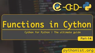 Functions in Cython - P14 Speed Up Python Function Cython for Python Python Tutorial