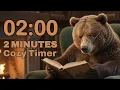 2 Minute Countdown Timer Flip Clock with Simple Beeps