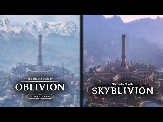 Skyblivion vs Oblivion Remastered - NOT just a Graphics Comparison