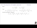 Functional Analysis - 17 3 Decomposition of complex operators