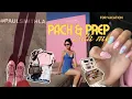 PACK PREP with me for CALIFORNIA SUMMER nails shopping haul beauty prep outfit planning