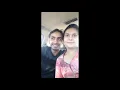 College girlfriend and boyfriend kissing in car