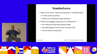 Stop using print Understanding and using the logging module Reuven M Lerner