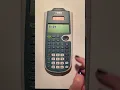 Adding fractions on the TI-30XS