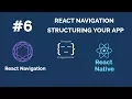 React Navigation V1 Structuring Your App React Native Expo