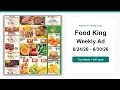 Food King Weekly Ad 26 - 26 Top Deals