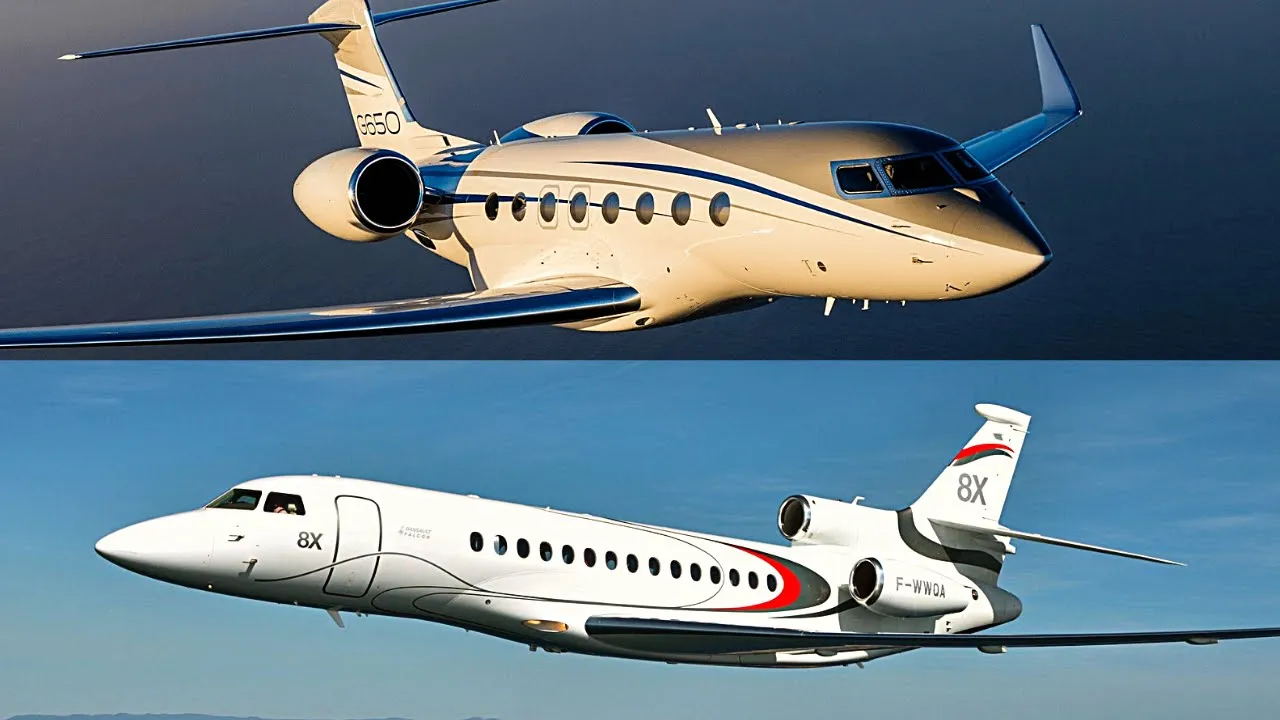 Dassault Falcon 8X vs Gulfstream G650 | FULL COMPARISON