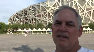 Swimming in the Beijing Water Cube