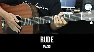 Download Rude - MAGIC! | EASY Guitar Tutorial with Chords / Lyrics - Guitar Lessons MP3
