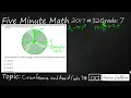 7th Grade STAAR Practice Circumference and Area of Circles 7 9B -
