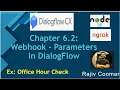 Chapter 6 2 Webhook - Parameters In DialogFlow CX Ex Office Hour Check