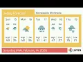 Weather in Minneapolis Minnesota - Saturday Feb 14 2026