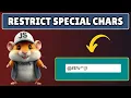 How to Restrict Special Characters in Textbox using Javascript