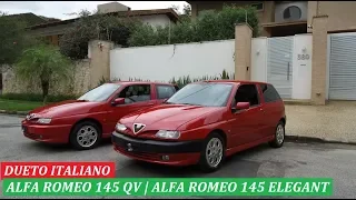 Garagem do Bellote TV: Alfa Romeo 145 Quadrifoglio e 145 Elegant