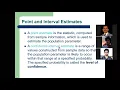 Ch 9 Estimation Confidence Interval Dec 21 2020