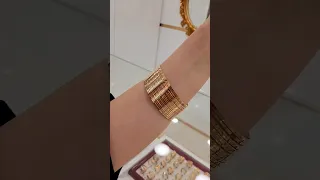 النگو طلا ۱۸ عیار محکم ومقاوم هر لنگه ۷ میلیون امکان خرید اقساط گالری طلای ملورین شیراز دندنها