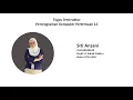 Tugas Terstruktur Pemrograman Komputer Pertemuan 12 Siti Anzani 01TELE002