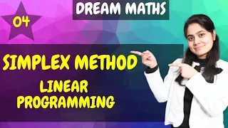 Introduction to Simplex Method Linear Programming Dream Maths