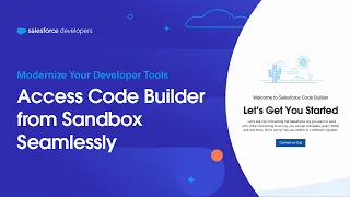 Access Code Builder from Sandbox Seamlessly Modernize Your Developer Tools
