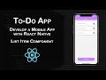 Develop a Mobile App with React Native - Part 6